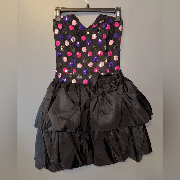 Jessica McClintock Dresses & Skirts - Jessica McClintock Gunne Sax Dress. Size 3/4. Vintage Sequins 90s 80s Prom